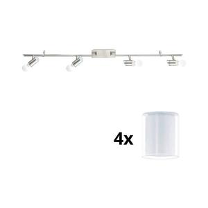 Eglo - LED Bodové svietidlo MY CHOICE 4xE14/4W/230V chróm/biela 1xEG31109+4xEG94655 vyobraziť