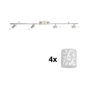 Eglo - LED Bodové svietidlo MY CHOICE 4xE14/4W/230V chróm/biela 1xEG31109+4xEG90257 vyobraziť
