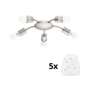 Eglo - LED Stropné svietidlo MY CHOICE 5xE14/4W/230V chróm/biela 1xEG31116+5xEG94749 vyobraziť