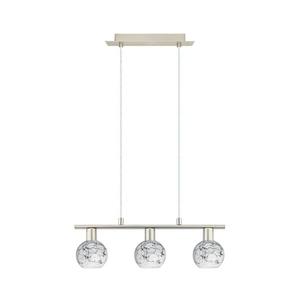 Eglo - LED Luster na lanku MY CHOICE 3xE14/4W/230V chróm/biela/čierna 1xEG31118+3xEG90252 vyobraziť