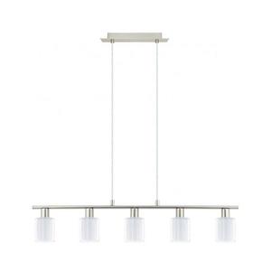Eglo - LED Luster na lanku MY CHOICE 5xE14/4W/230V chróm/biela 1xEG31119+5xEG94655 vyobraziť