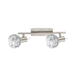 Eglo - LED Bodové svietidlo MY CHOICE 2xE14/4W/230V chróm/biela/čierna 1xEG31126+2xEG90252 vyobraziť