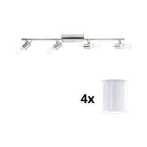Eglo - LED Bodové svietidlo MY CHOICE 4xE14/4W/230V chróm/biela 1xEG31128+4xEG94655 vyobraziť