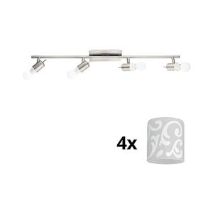 Eglo - LED Bodové svietidlo MY CHOICE 4xE14/4W/230V chróm/biela 1xEG31128+4xEG90257 vyobraziť