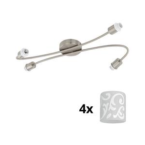 Eglo - LED Bodové svietidlo MY CHOICE 4xE14/4W/230V chróm/biela 1xEG31129+4xEG90257 vyobraziť