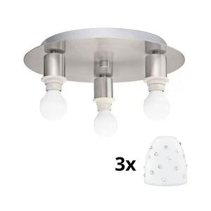 Eglo - LED Stropné svietidlo MY CHOICE 3xE14/4W/230V chróm/biela 1xEG31131+3xEG94749 vyobraziť