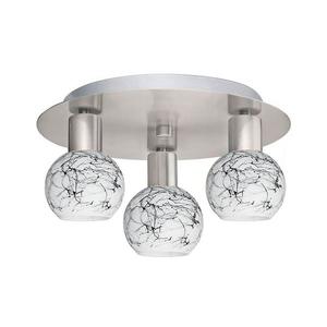 Eglo - LED Stropné svietidlo MY CHOICE 3xE14/4W/230V chróm/biela/čierna 1xEG31131+3xEG90252 vyobraziť