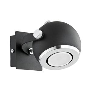 Argon 3638 - Nástenné bodové svietidlo KOS 1xGU10/5W/230V čierna/chróm 3638 vyobraziť