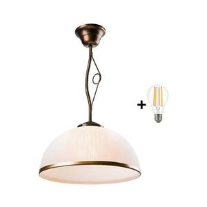 Brilagi - LED Luster na tyči ANTICO 1xE27/60W/230V bronz patina 8590828606611 vyobraziť