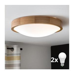 Brilagi - LED Stropné svietidlo CARVALHO SLIM 2xE27/60W/230V dub pr. 37 cm 8590828606789 vyobraziť