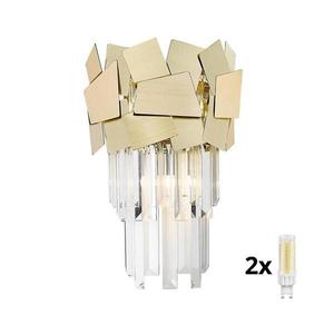 Brilagi - LED Krištáľové nástenné svietidlo MIRAGE 2xG9/42W/230V BG-W0506-02A-B5E3 vyobraziť