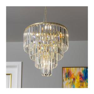 Brilagi - LED Krištáľový luster na reťazi MOZART 5xE14/40W/230V zlatá BG-17106/4+1-GLD vyobraziť