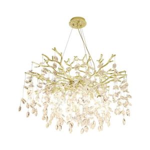 Zuma Line MD4115-1-EGN - Luster na lanku CINDY 10xG9/3, 5W/230V zlatá MD4115-1-EGN vyobraziť