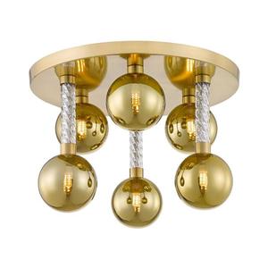 Zuma Line C0583-06D-2GHF - Prisadený luster MIDA 6xG9/6W/230V mosadz C0583-06D-2GHF vyobraziť