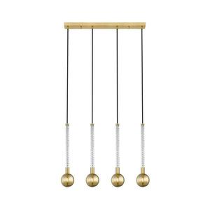 Zuma Line P0583-04A-2GHF - Luster na lanku MIDA 4xG9/6W/230V mosadz P0583-04A-2GHF vyobraziť