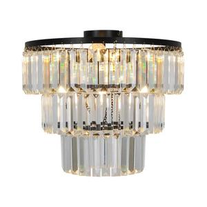 Zuma Line P17127-4-BK - Prisadený luster TIFANNY 4xE14/40W/230V čierna P17127-4-BK vyobraziť