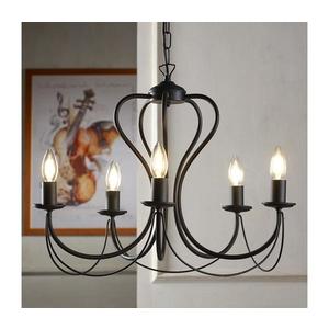 ONLI - Luster na reťazi CANDELA 5xE14/6W/230V čierna 4236/5N vyobraziť