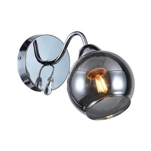 Nástenné bodové svietidlo CONNOR 1xE27/15W/230V lesklý chróm/šedá MLP0872 vyobraziť