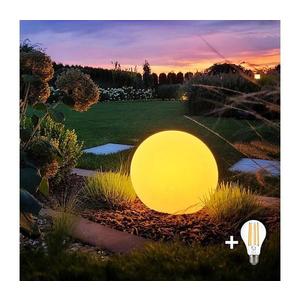 LED Vonkajšia lampa GLOBO 1xE27/9W/230V pr. 40 cm IP44 MI2488+BG0287 vyobraziť