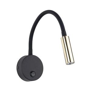 LED Nástenná lampa LAGOS 1xG9/3W/230V čierna/zlatá 10039 vyobraziť