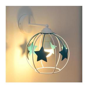 Detská nástenná lampa STARS 1xE27/15W/230V tyrkysová/biela KK-1385/1 WT+TRQ vyobraziť
