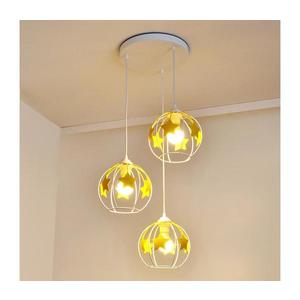 Detský luster na lanku STARS 3xE27/15W/230V žltá/biela W-KD 1385/3 WT+YL vyobraziť