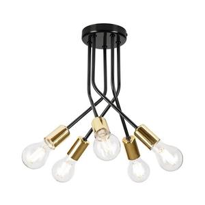 Luster na tyči PRIYA 5xE27/15W/230V čierna LM-5.241/CZARNY vyobraziť