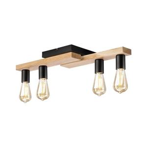 Prisadený luster MATTE 4xE27/15W/230V čierna/dub LM-4.232/CZARNY vyobraziť