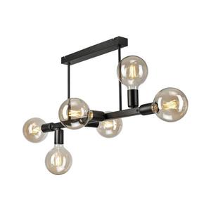 Luster na tyči ASTRID 6xE27/60W/230V čierna LM-6.146/CZARNY MAT vyobraziť