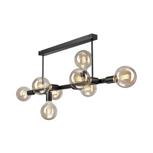Luster na tyči ASTRID 8xE27/60W/230V čierna LM-8.146/CZARNY MAT vyobraziť