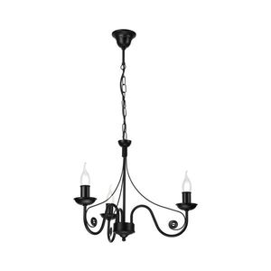 Luster na reťazi DONATO 3xE14/40W/230V čierna LM-3.29/CZARNY MAT vyobraziť