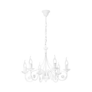 Luster na reťazi DONATO 6xE14/40W/230V biela LM-6.29/BIAŁY MAT vyobraziť