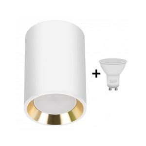 LED Bodové svietidlo CHLOE 1xGU10/6W/230V guľatý biela/zlatá WJ0442+BG0217 vyobraziť