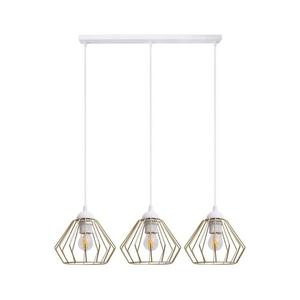 HEXE Luster na lanku CEED GOLD 3xE27/60W/230V biela/zlatá 0732 vyobraziť