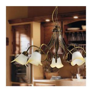 ONLI - Luster na reťazi DOPPIO GIRO 5xE14/6W/230V bronzová 4250/5B vyobraziť