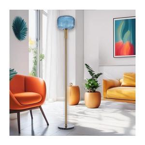 ONLI - Stojacia lampa DOROTY 1xE27/22W/230V modrá/zlatá 5900/PT vyobraziť