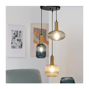 ONLI - Luster na lanku DOROTY 1xE27/22W/230V modrá/zlatá 5900/S3 vyobraziť