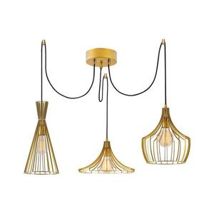 Luster na lanku MEZOPOTAMYA 3xE27/40W/230V pavúk zlatá 525NOR1612 vyobraziť