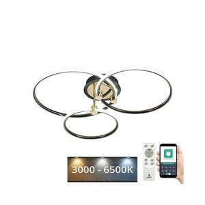 LED Stmievateľné stropné svietidlo LED/64W/230V 3000-6500K + diaľkové ovládanie TB1301/BG vyobraziť