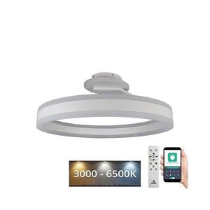 LED Stmievateľný prisadený luster LED/86W/230V 3000-6500K biela + diaľkové ovládanie TA1307/W vyobraziť