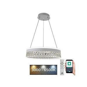LED Stmievateľný luster na lanku LED/90W/230V 3000-6500K biela + diaľkové ovládanie TA2300/W vyobraziť