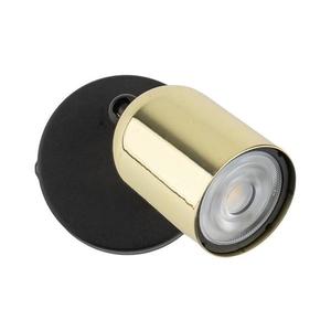 Nástenné bodové svietidlo TOP 1xGU10/10W/230V čierna/zlatá 6030 vyobraziť