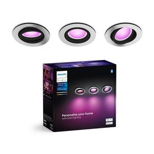 Philips - SADA 3xLED RGBW Stmievateľné podhľadové Hue CENTURA 1xGU10/4, 2W/230V 8720169318854 vyobraziť