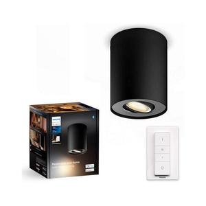 Philips - LED Stmievateľné bodové svietidlo Hue PILLAR 1xGU10/4, 2W/230V + DO čierna 8720169320239 vyobraziť