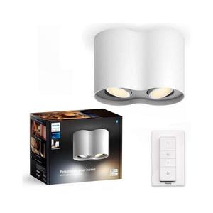 Philips - LED Stmievateľné bodové svietidlo Hue PILLAR 2xGU10/4, 2W/230V + DO biela 8720169320178 vyobraziť