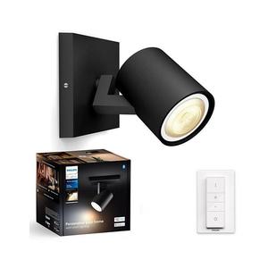 Philips - LED Stmievateľné bodové svietidlo Hue RUNNER 1xGU10/4, 2W/230V + DO čierna 8720169320710 vyobraziť