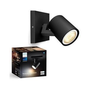 Philips - LED Stmievateľné bodové svietidlo Hue RUNNER 1xGU10/4, 2W/230V čierna 8720169320598 vyobraziť