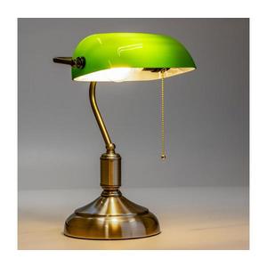 Brilagi - Stolná lampa BANK OFFICE 1xE27/60W/230V mosadz/zelená L352-ZE/MOS vyobraziť