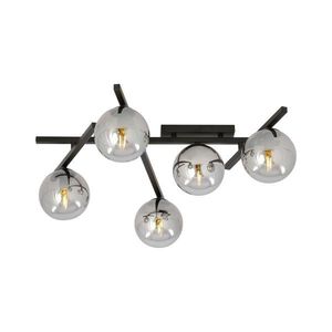 EMIBIG Stropné svietidlo SMART 5xE14/10W/230V čierna/šedá 1104/5 vyobraziť