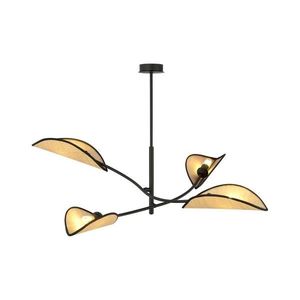 EMIBIG Luster na tyči LOTUS 4xE14/10W/230V čierna/béžová 1108/4 vyobraziť